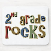 2nd Grade Rocks Second Mouse Pad