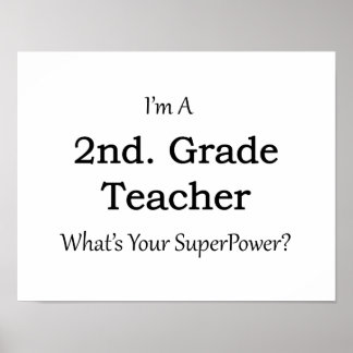2nd Grade Posters | Zazzle