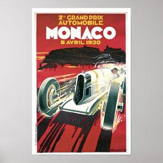 2nd Grand Prix de Monaco print