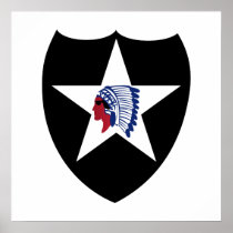 2nd ID Class A Patch Poster