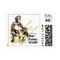 2nd infantry postage stamps