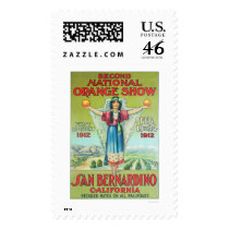 2nd National Orange Show 1912 Postage Stamps