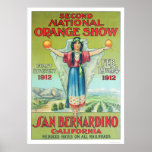 2nd National Orange Show 1912 Posters