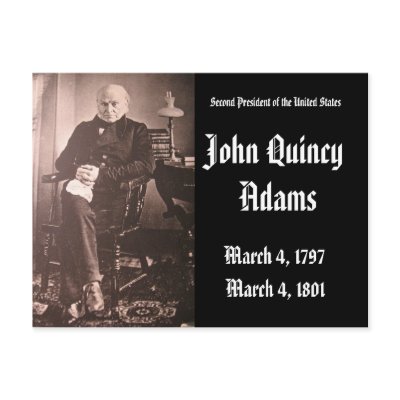 2nd President Of the United States John Adams Post Card by obama_inauguration