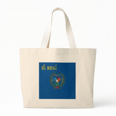 2nd South Carolina Regiment Flag Canvas Bags by FlagTshirts