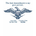 2ndAmendmentGunPermit t-shirts by alixthestar 2ndAmendmentGunPermit t-shirts