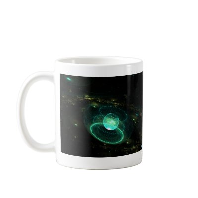 2outerspace mug by rondajfractalart
