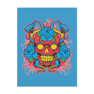 2snakes postcard by thug6699
