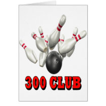 300 Club Bowling Card