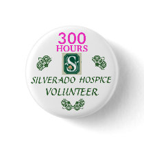 300 Hours Volunteer Pin buttons