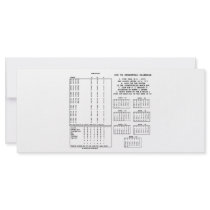 300 Year Perpetual Calendar (Day Of The Week) rack cards