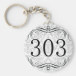 303 Area Code Key Chains