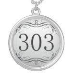 303 Area Code Necklaces