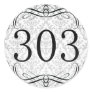 303 Area Code Round Stickers