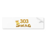 303 Colorado Swag Bumper Sticker