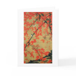 30. 紅葉小禽図, 若冲 Maple & Small Birds, Jakuchū Greeting Cards
