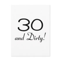 30 And Dirty 3 Post Cards