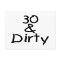 30 And Dirty postcards