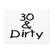 30 And Dirty postcards