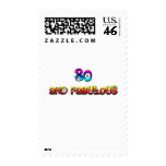 30 and fab rainbow stamps
