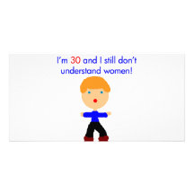 30 Don't understand women Photo Card Template