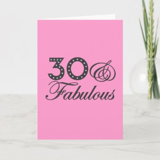 30 & Fabulous Gift Cards