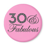 30 & Fabulous Gift Magnet