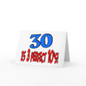 30 is 3 perfect 10s (BLUE) cards by Birthdaybash 30 is 3 perfect 10s (BLUE) cards