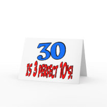 30 is 3 perfect 10s (BLUE) cards by Birthdaybash 30 is 3 perfect 10s (BLUE) cards
