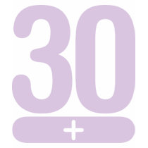 30 Plus Years Old - Pink t-shirts