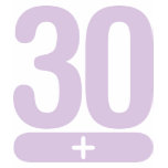 30 Plus Years Old - Pink T Shirts