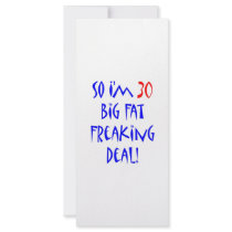 30 So I'm 30 Rack Card