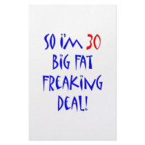 30 So I'm 30 Customized Stationery