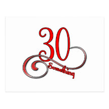 30 Something Post Card