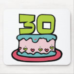 30 Year Old Birthday Cake mousepads