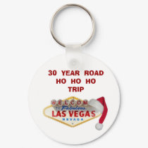 30  YEAR  ROADHO  HO  HO TRIP  Las Vegas Keychain