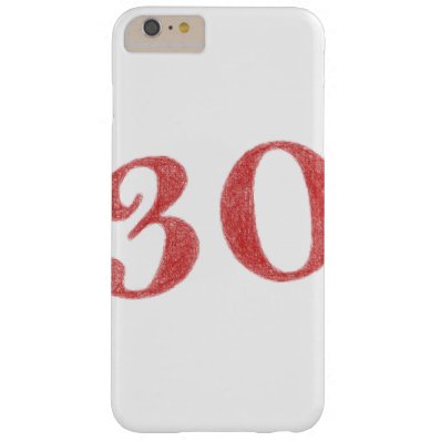 30 years anniversary barely there iPhone 6 plus case