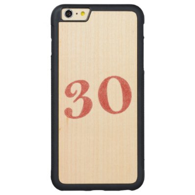 30 years anniversary carved® maple iPhone 6 plus bumper case