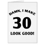 30 Yr Old Gag Gift Greeting Cards