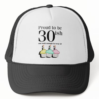 30ish Birthday Mesh Hats by cupcakeville