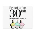 30ish Birthday postcards