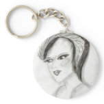 30s Girl Key Chains