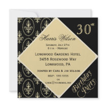 30th-39th Birthday Invitations