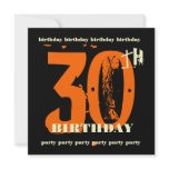 30th - 39th Birthday Party Invitation Template