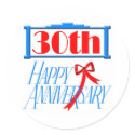 30th anniversary 3 stickers