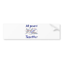 30th. Anniversary Bumper Sticker