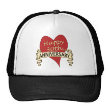30th. Anniversary Hats