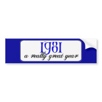 30th Birthday Bumper Stickers