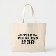 30th Birthday Canvas Bags