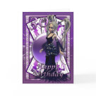 postcard - 30th birthday car, happy 30th birthday goth doll